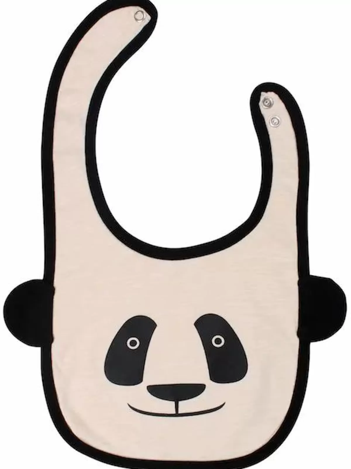 Best Sale Baby Bib Black/Putty Panda Baby Latzchen