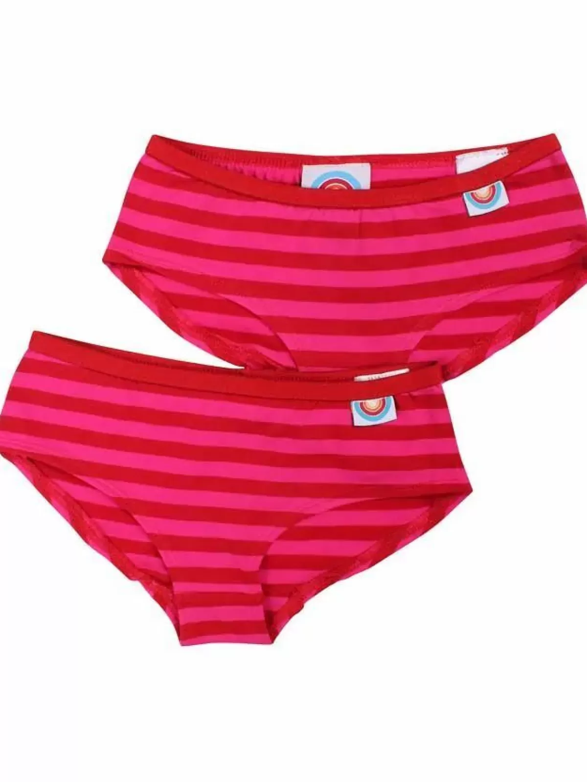 Hot Bifrost - 2Pak Underwear Girls Red/Hotpink Kinder Unterwäsche