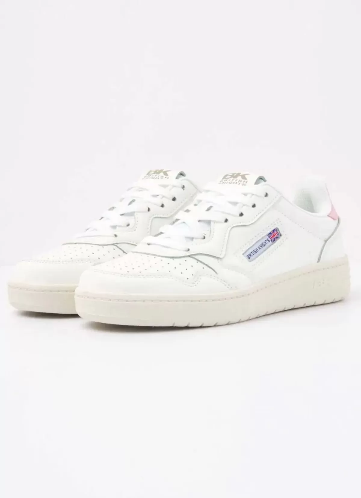 Danefæ Sneakers>British Knight Noors White/Baby Pink