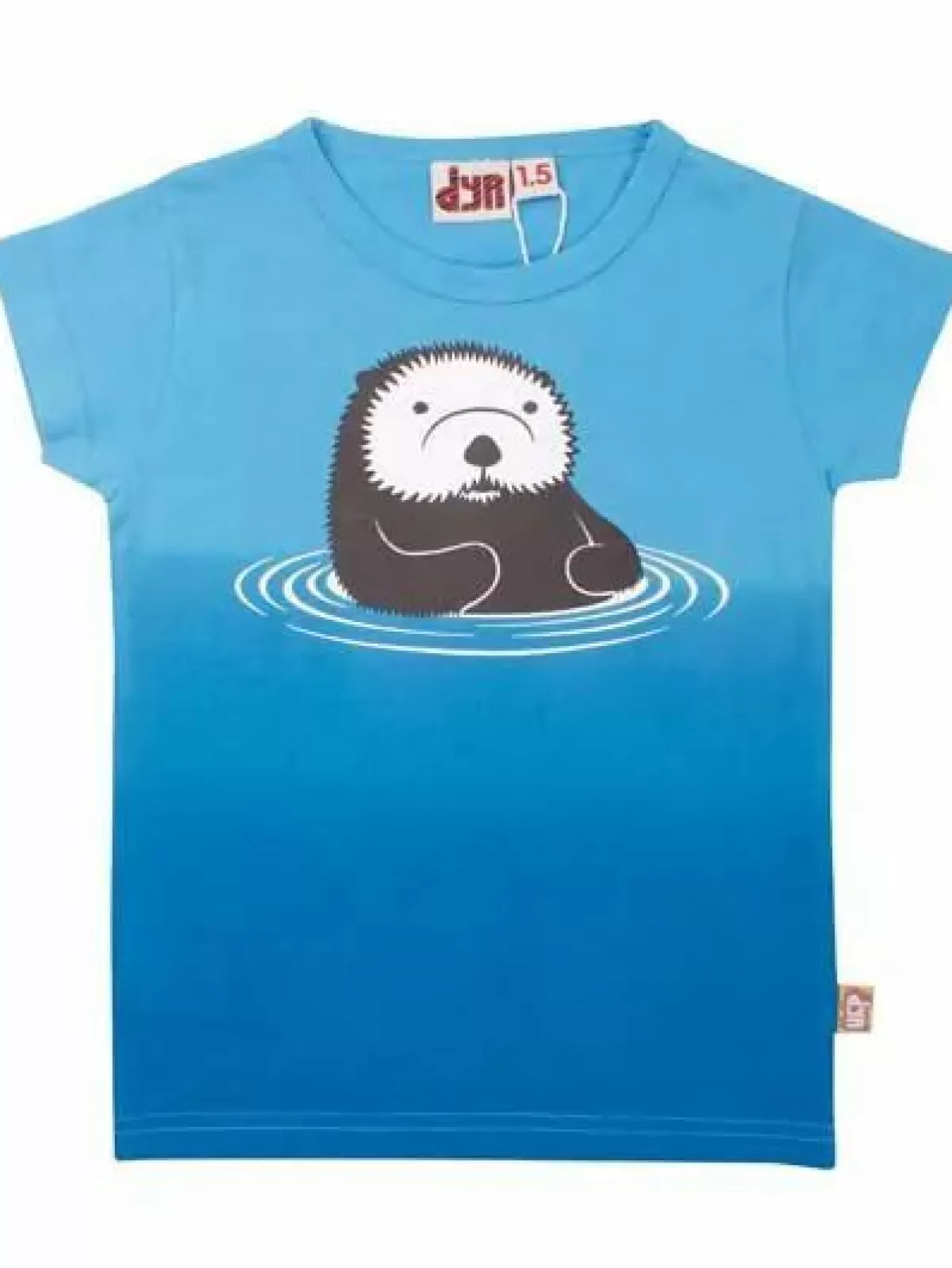 Fashion Cub Baby T Spring Blue/Timid Blue Dip-Dye Otter Baby T-Shirts