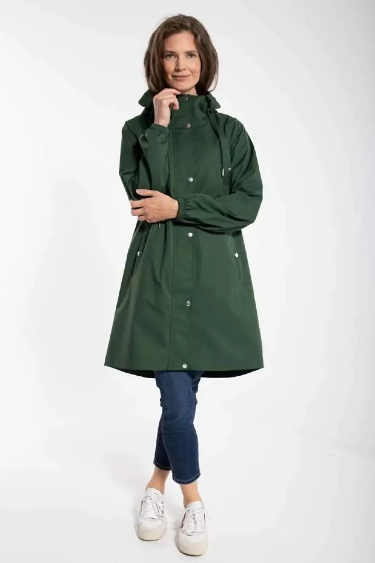 Danefæ Regenjacken>Danaalborg Raincoat Dark Khaki