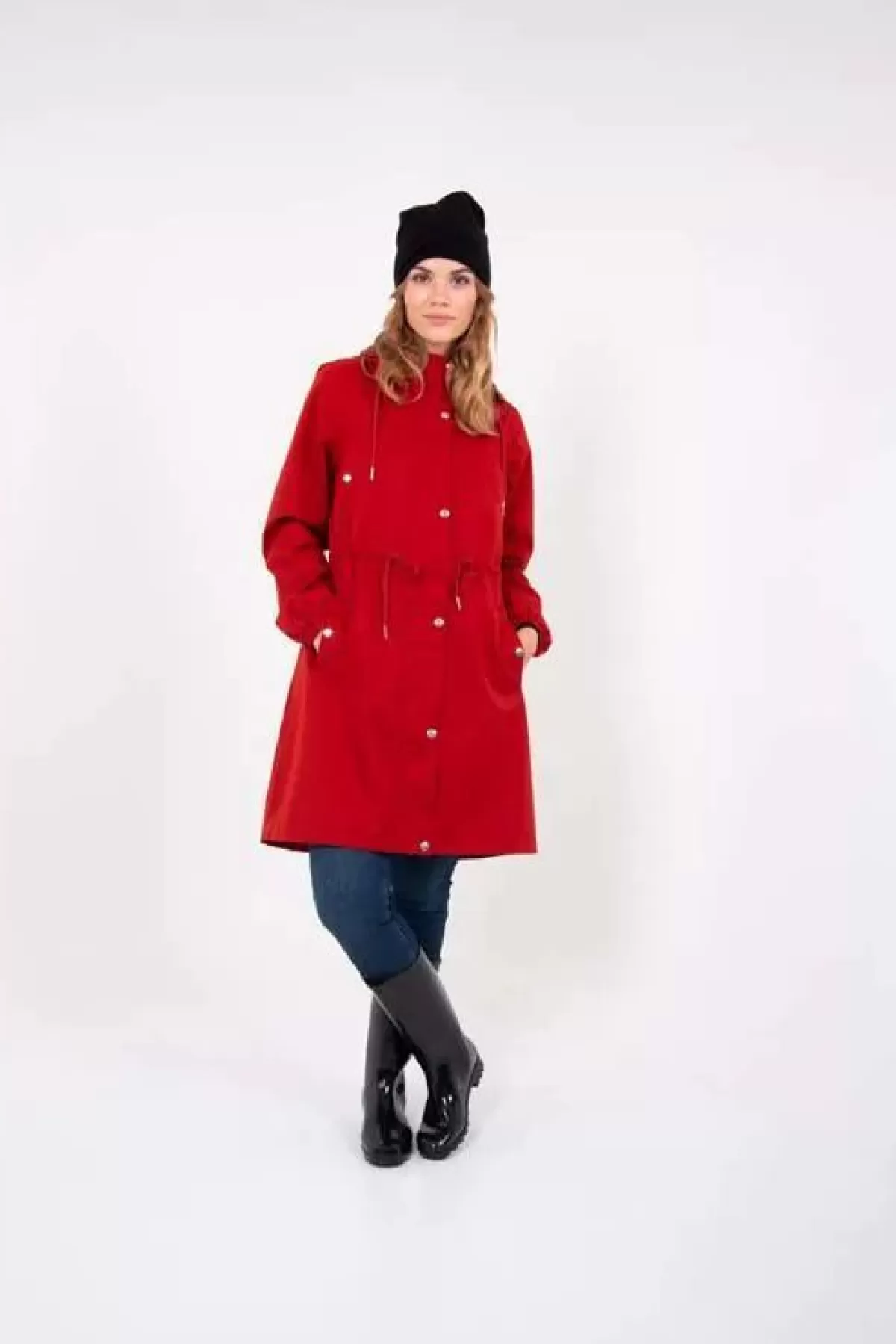 Danefæ Regenjacken>Danaalborg Raincoat Rust Red