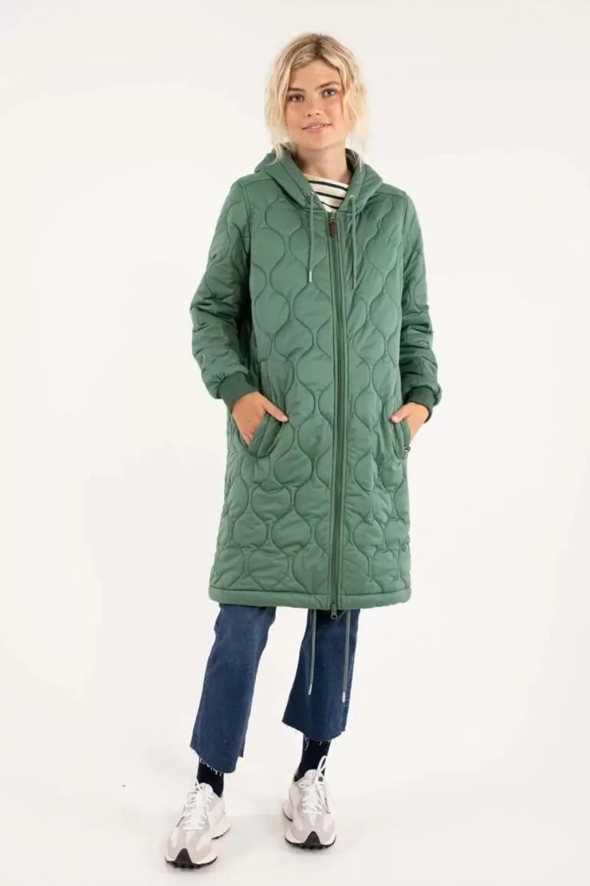 Danefæ Thermokleidung>Danebakke Thermo Coat Rover Khaki Bubbles