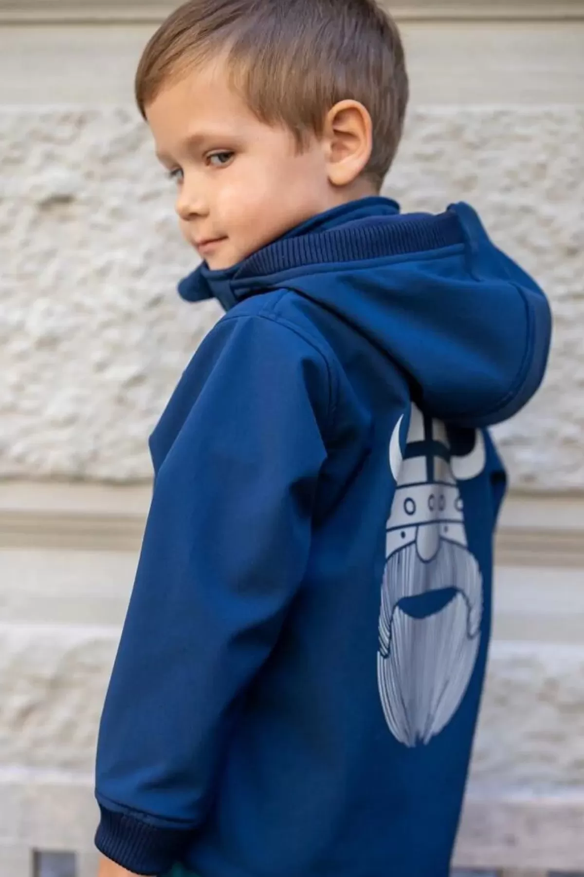 Best Danebandit Softshell Navy Kinder Softshell Jacken