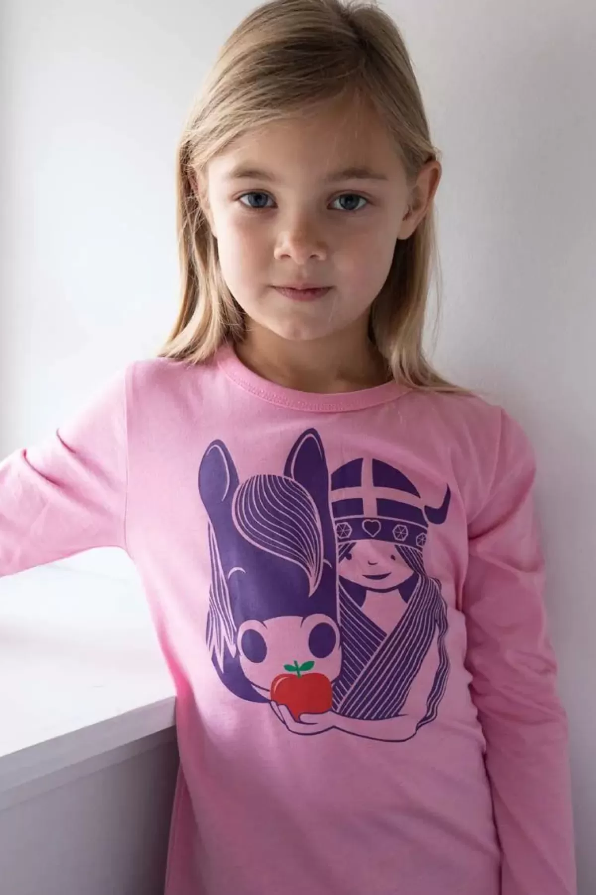 Fashion Danebasic Longsleeve Lovely Rose Idunn Kinder Hemden Und Shirts