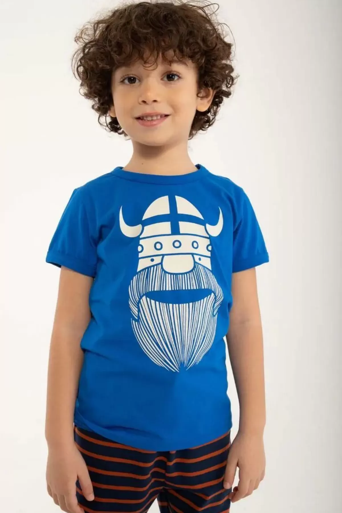 Best Danebasic Ss Blue Erik Kinder T-Shirts