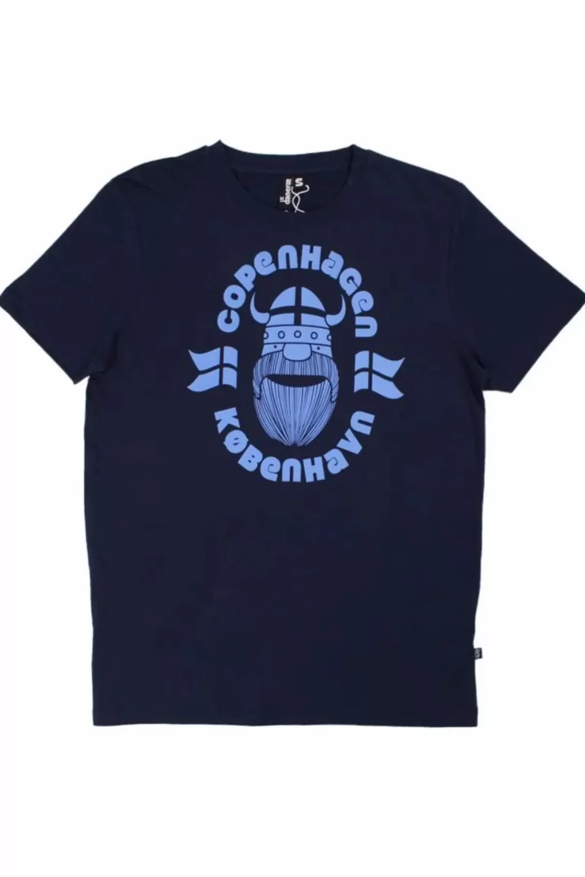 Danefæ T-Shirts>Danebasicmande Ss T Navy Erik Cph