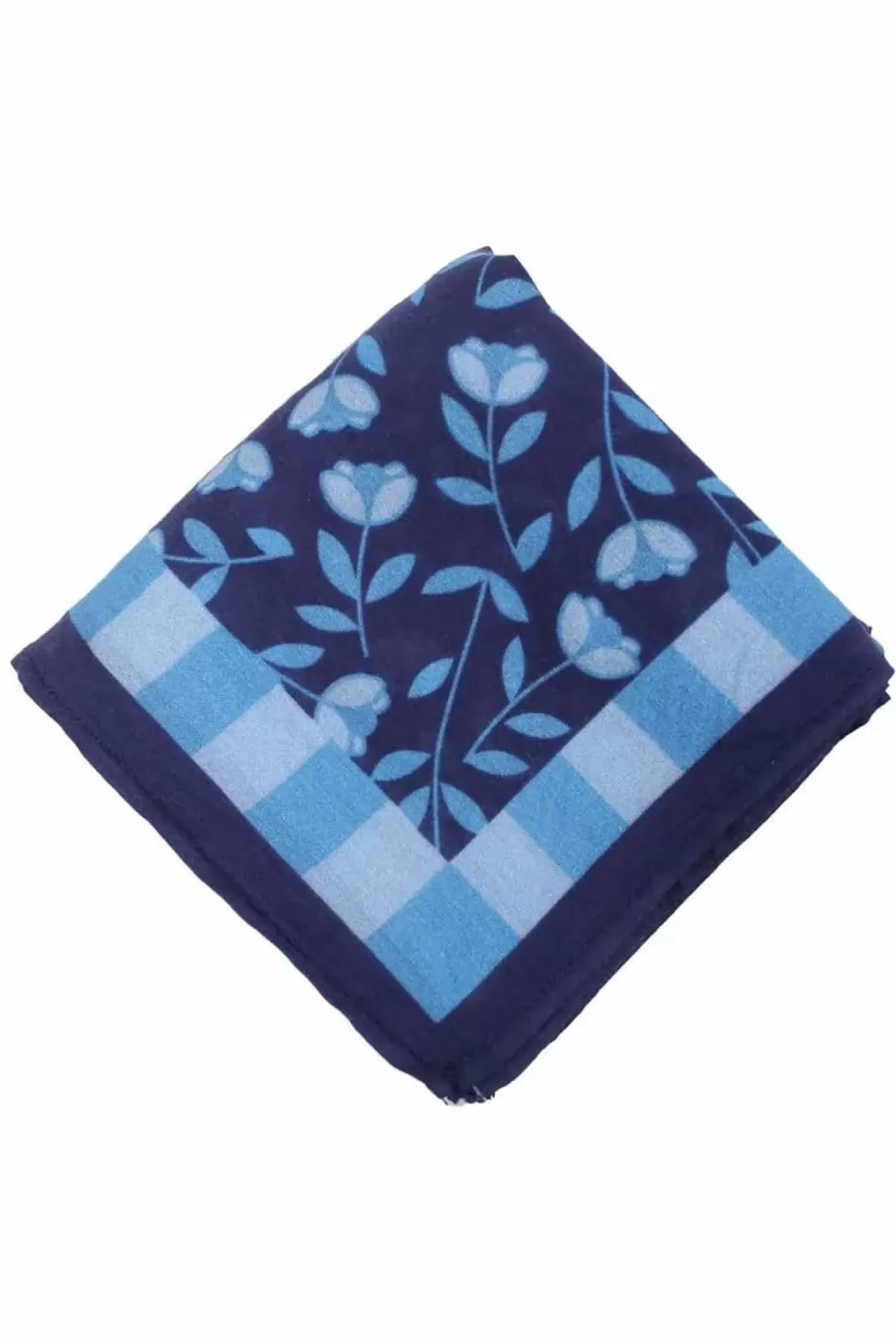 Danefæ Schals>Danebesser Scarf Cold Blue Fleurie