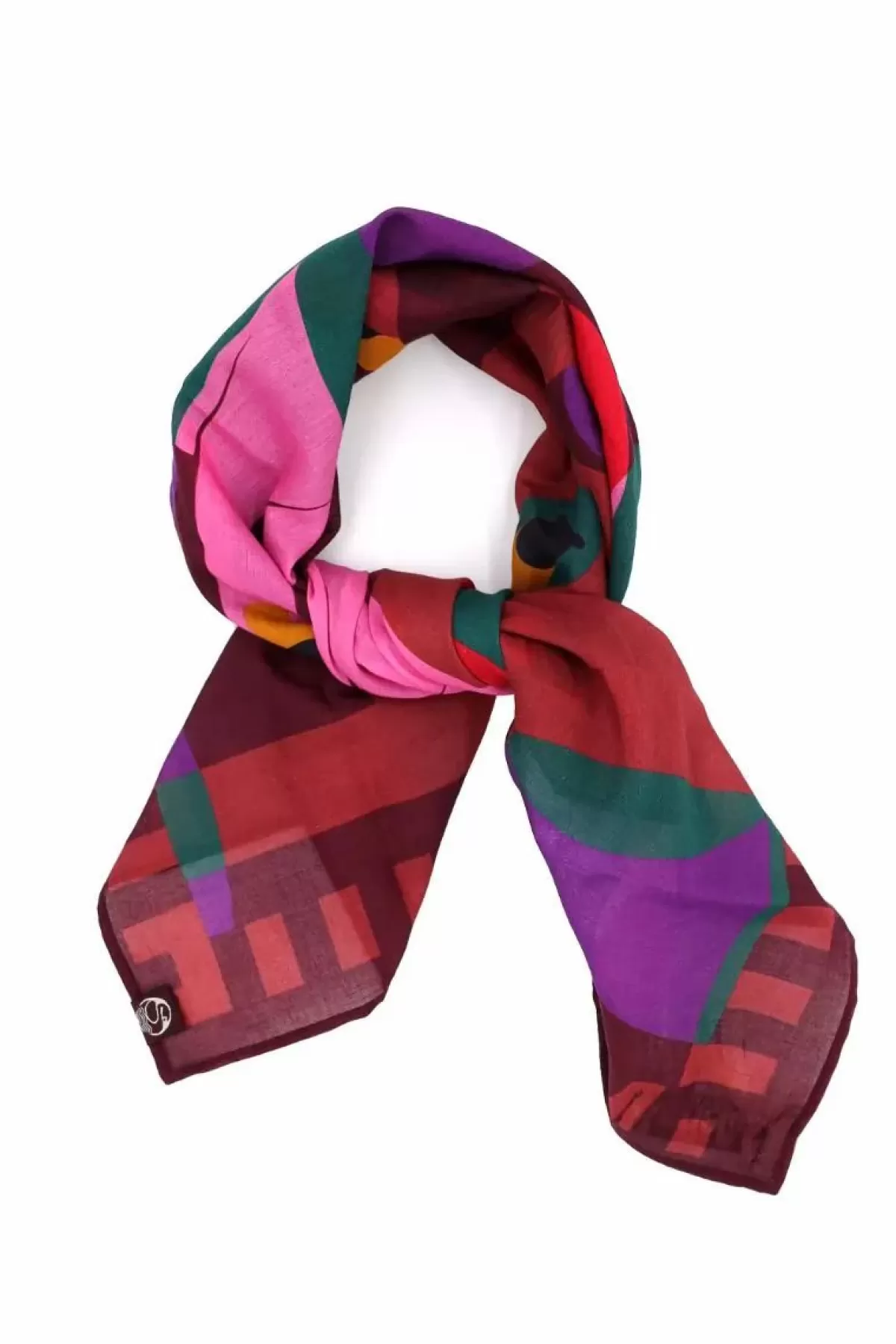 Danefæ Schals>Danebesser Scarf Dark Bordeaux Swanoscope