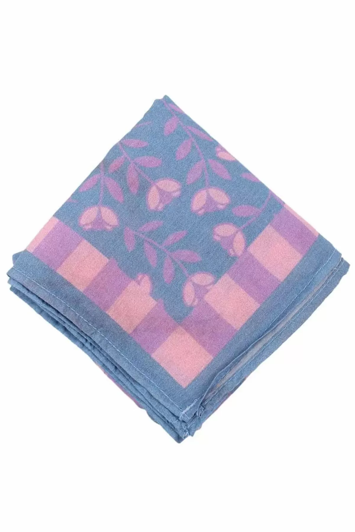 Danefæ Schals>Danebesser Scarf Light Blue Big Fleurie