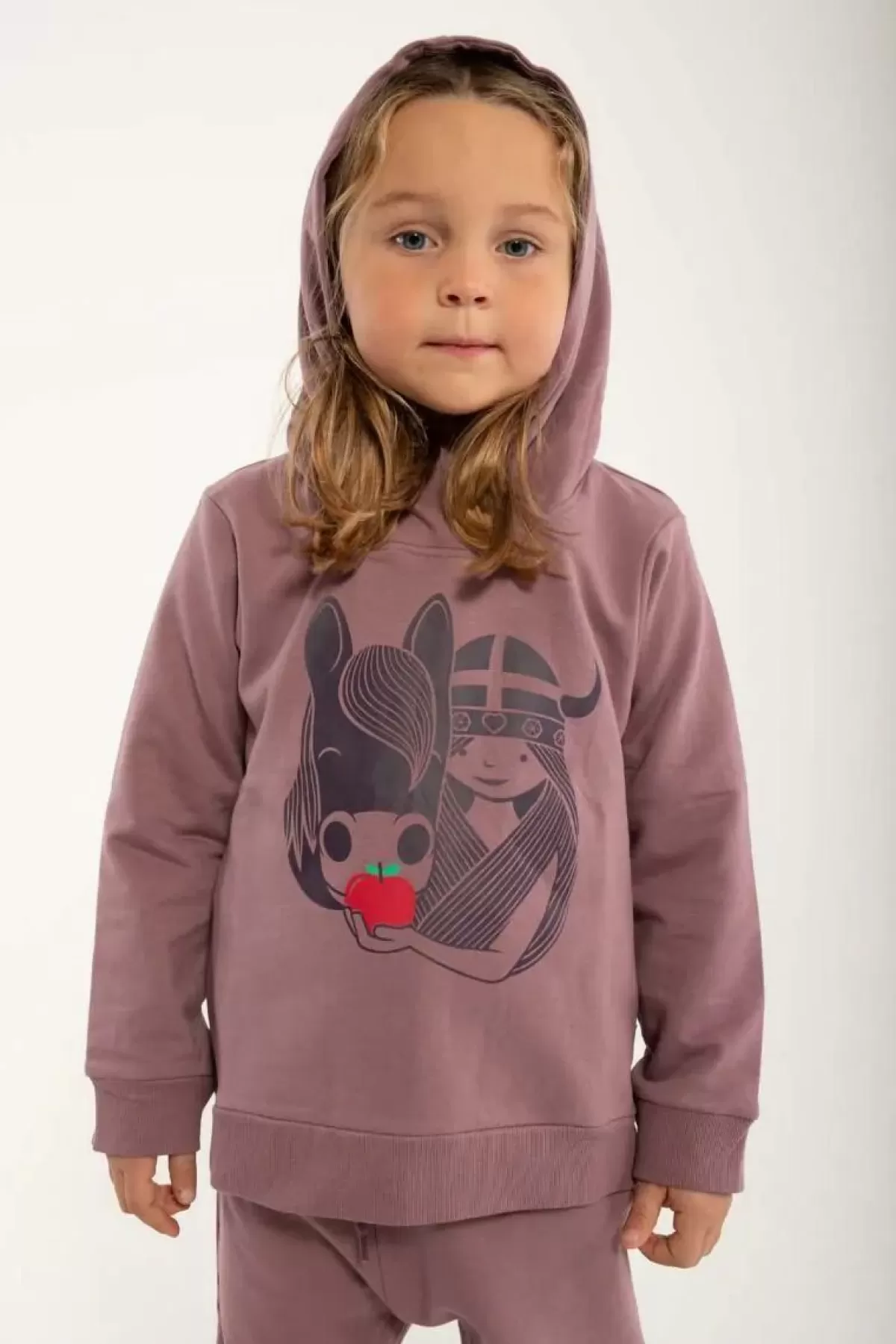 Store Danebirch Hoodie Clay Viola Pony Freja Kinder Sweatshirts