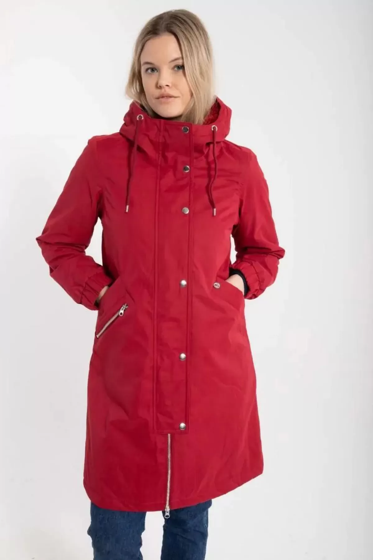 Danefæ Winterjacken>Danebrunhilde Winter Parka Dark Red