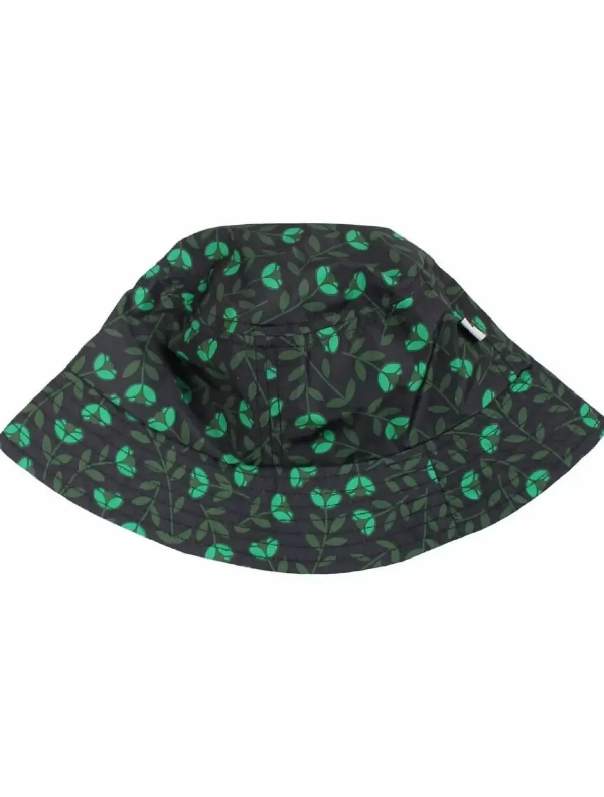 Danefæ Mützen/Hute>Danebucket Rain Hat Black/Khaki Fleurie