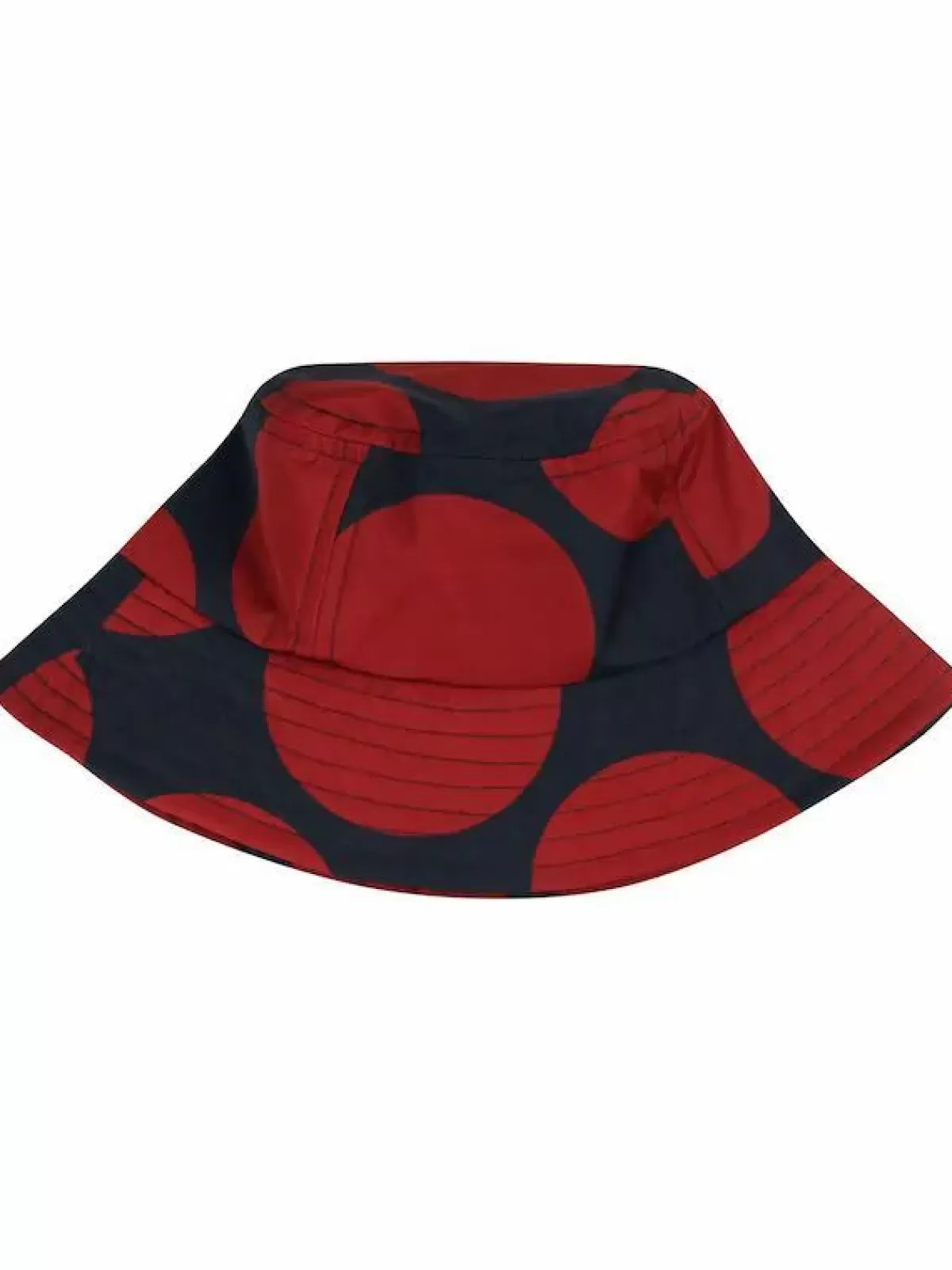 Danefæ Mützen/Hute>Danebucket Rain Hat Dk Navy/Dk Rust Megadot