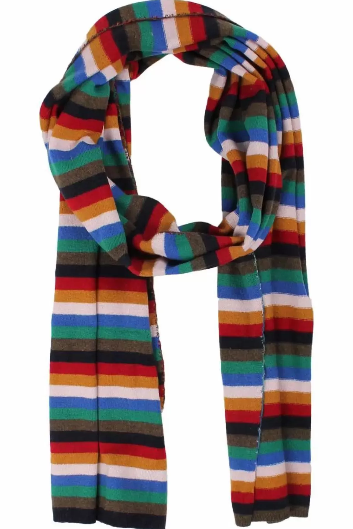 Danefæ Schals>Danebundle-Up Merino Scarf Royal Stripe