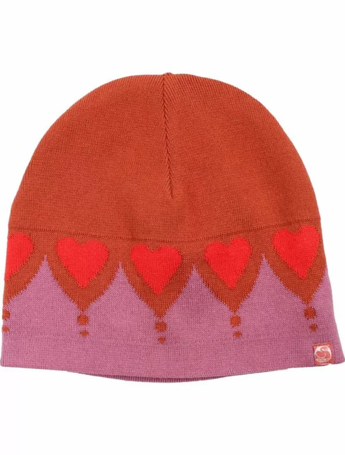 Danefæ Mützen/Hute>Danecarmen Beanie Rust/Old Rose