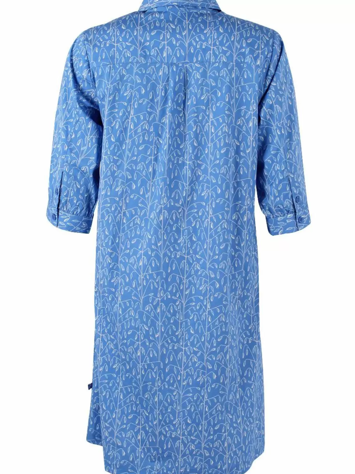 Danefæ Kleider>Danecarnation Poplin Dress Cold Blue/Chalk Oats