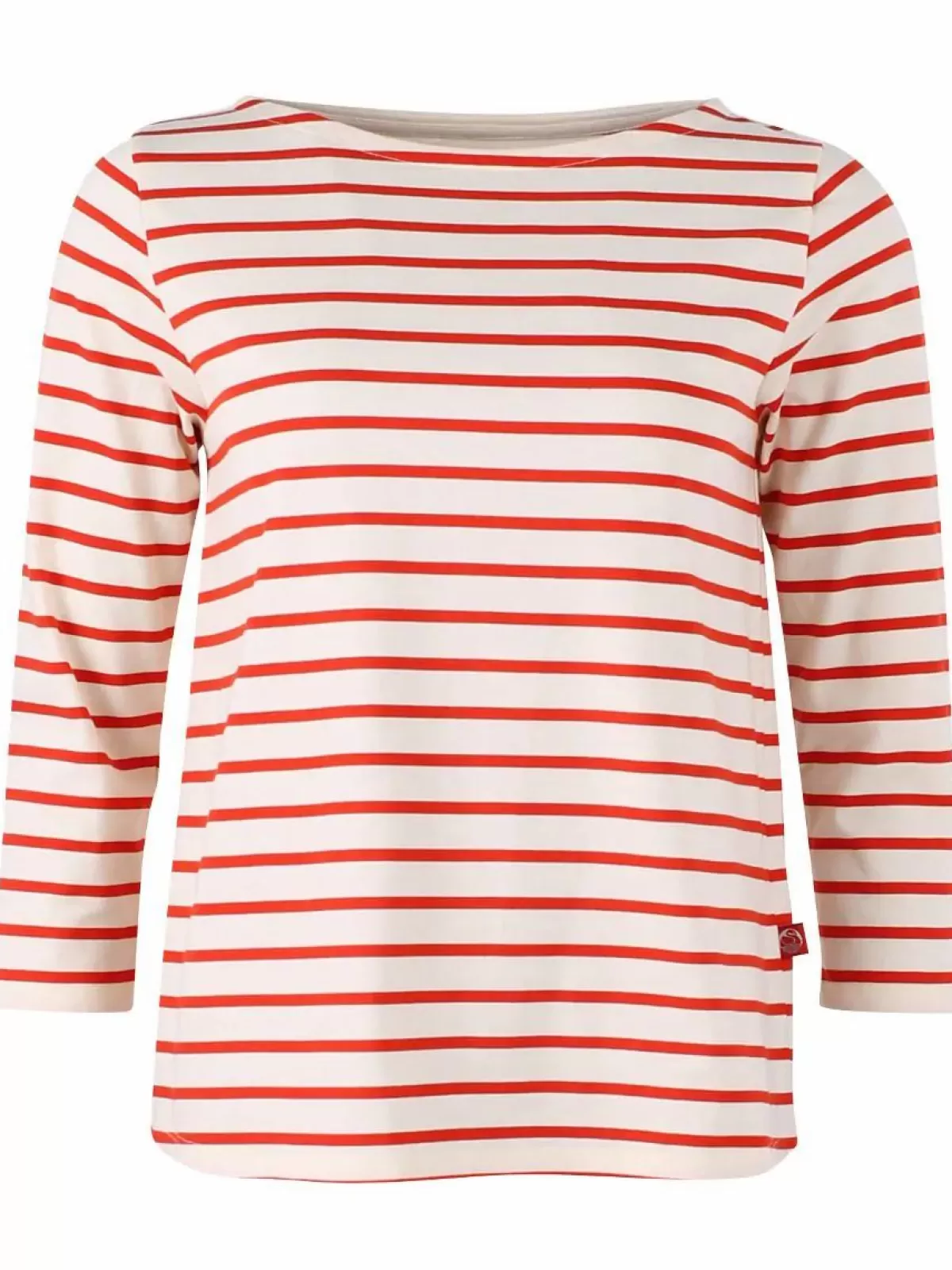 Danefæ Hemden Und Shirts>Danecarribean Heavy Cotton Tee Chalk/Bright Red