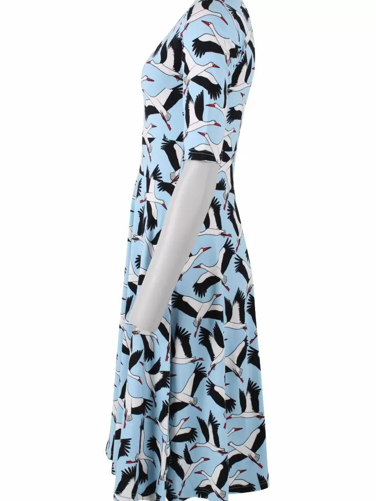 Danefæ Kleider>Danecharlotte Cotton Dress Light Blue Stork