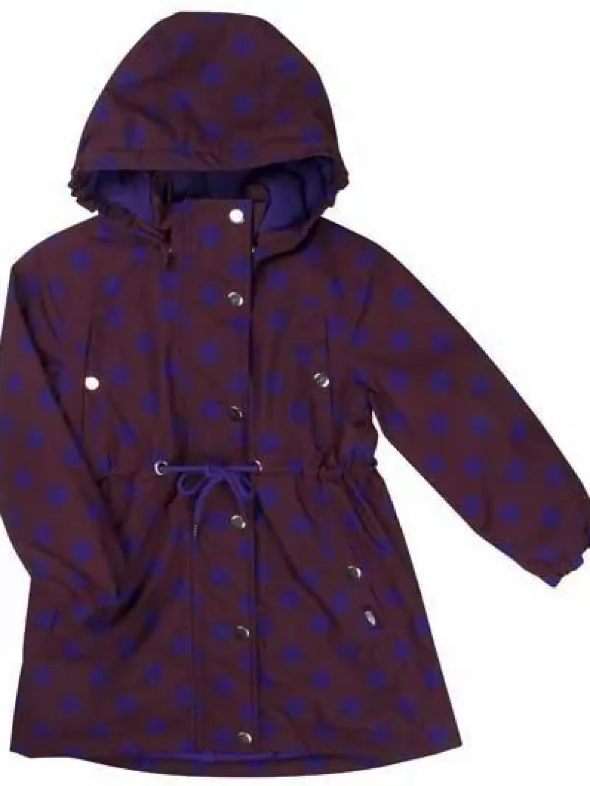 Clearance Danecookie Winter Jacket Dark Bdx/Purple Blue Dots Kinder Winterjacken