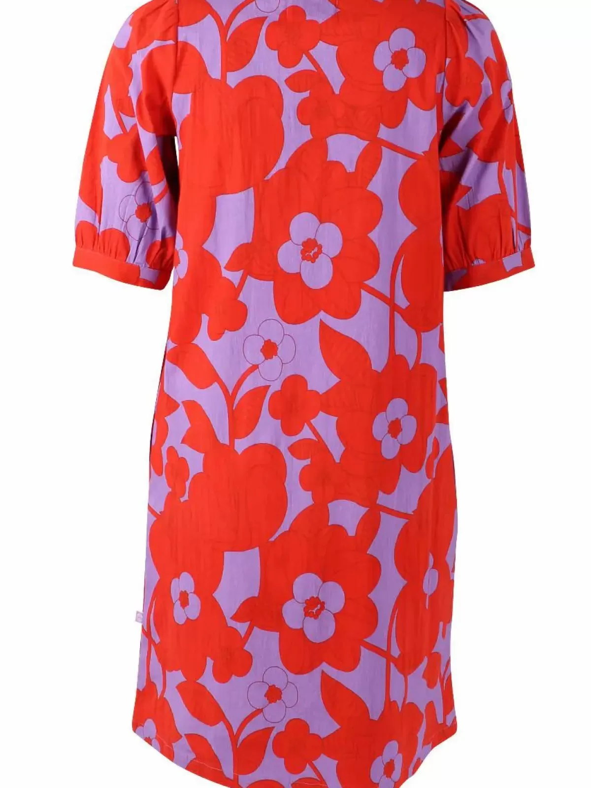 Danefæ Kleider>Danedal Dress Soft Viola/Bright Red Bloom Boom