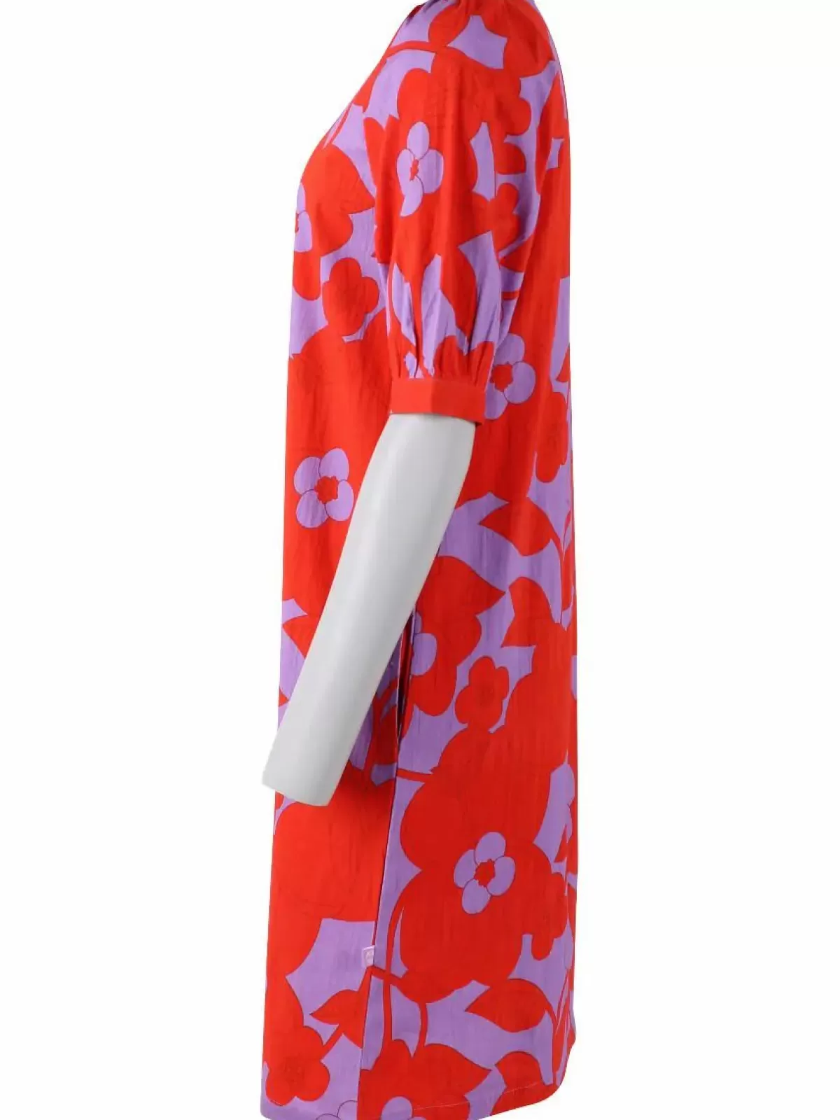 Danefæ Kleider>Danedal Dress Soft Viola/Bright Red Bloom Boom