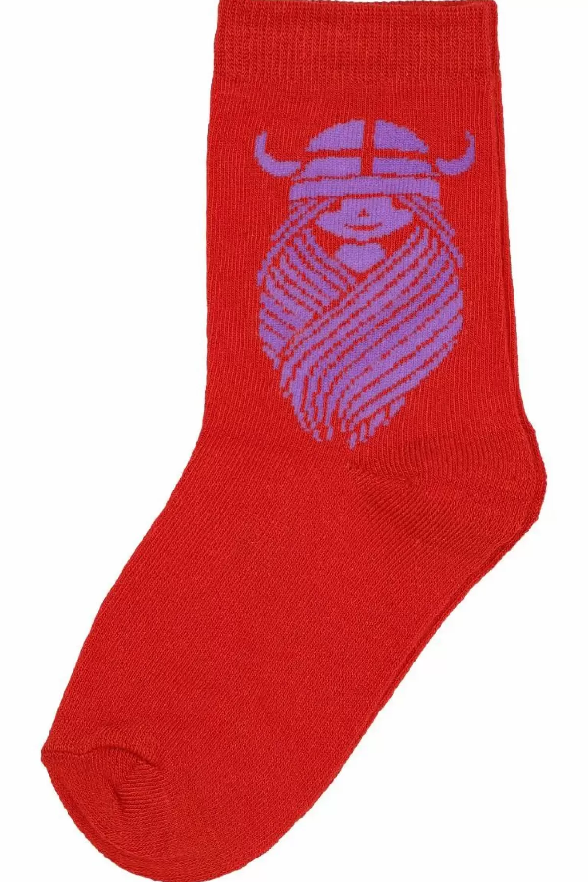 Danefæ Socken Und Strümpfe>Danedanmark Ladies Socks Bright Red Freja