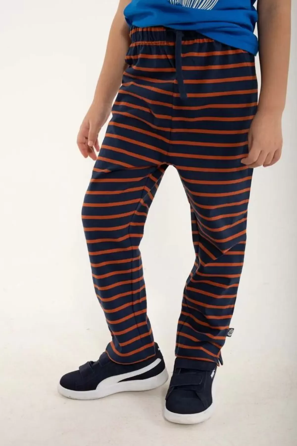 Clearance Danedeck Junior Pants Marine/Brick Kinder Hosen