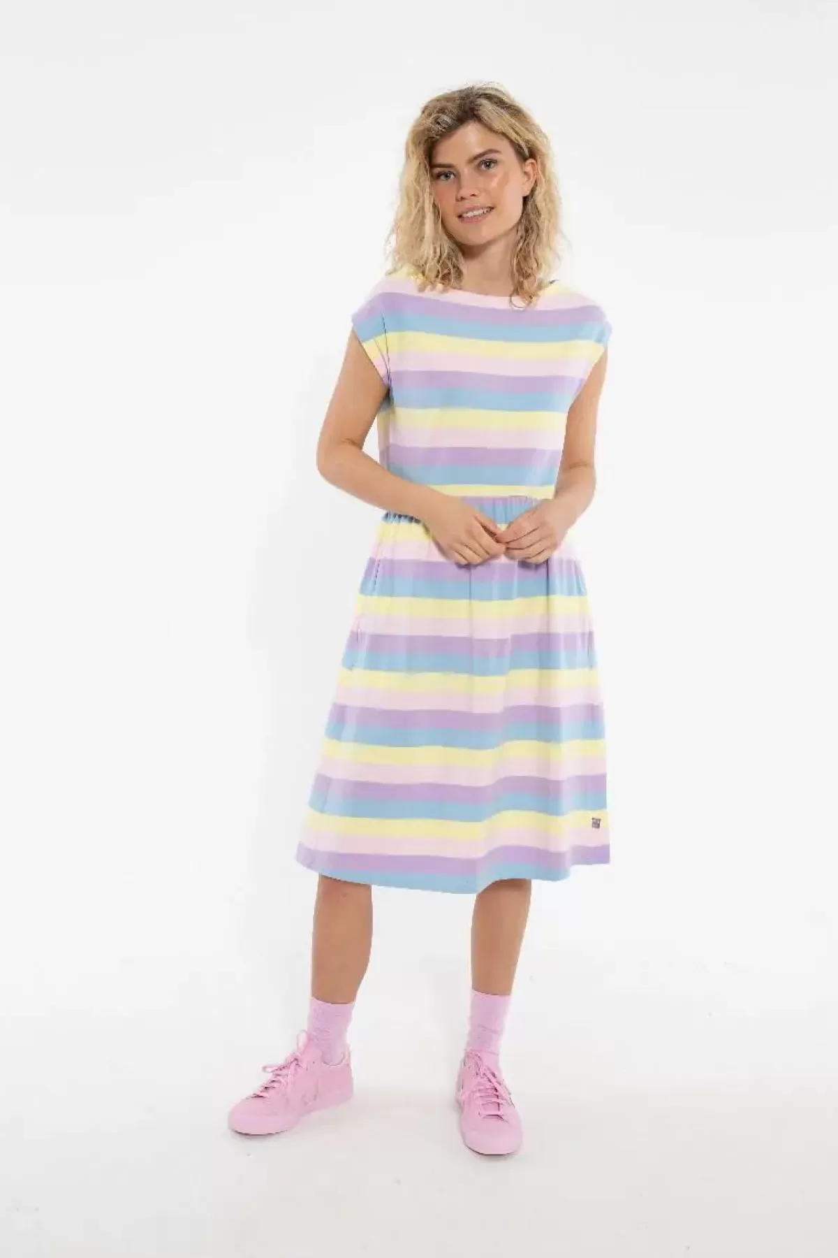 Danefæ Kleider>Danedomenica Cotton Dress Peaceful