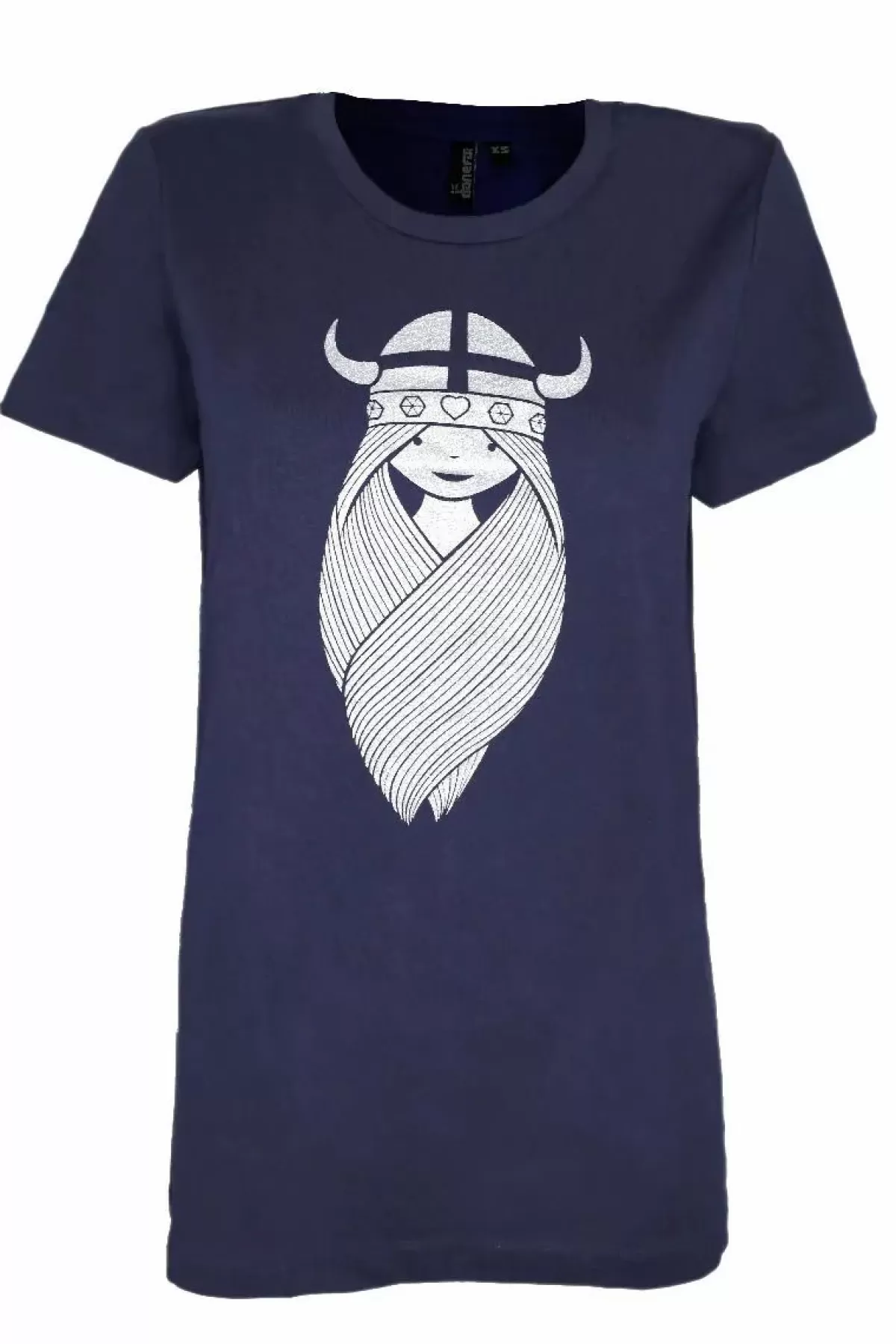 Danefæ T-Shirts>Danefavorito Tee X Navy Freja (White)