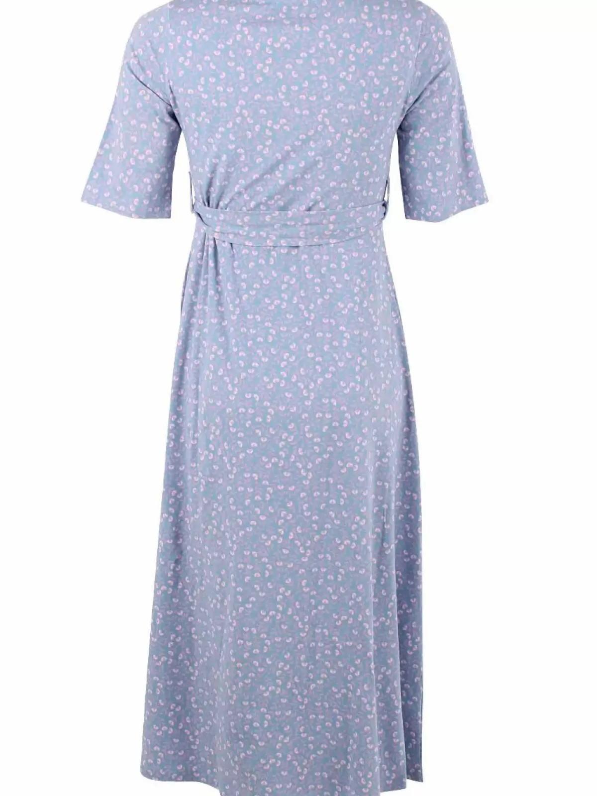 Danefæ Kleider>Daneflora Cotton Dress Light Blue Fleurie