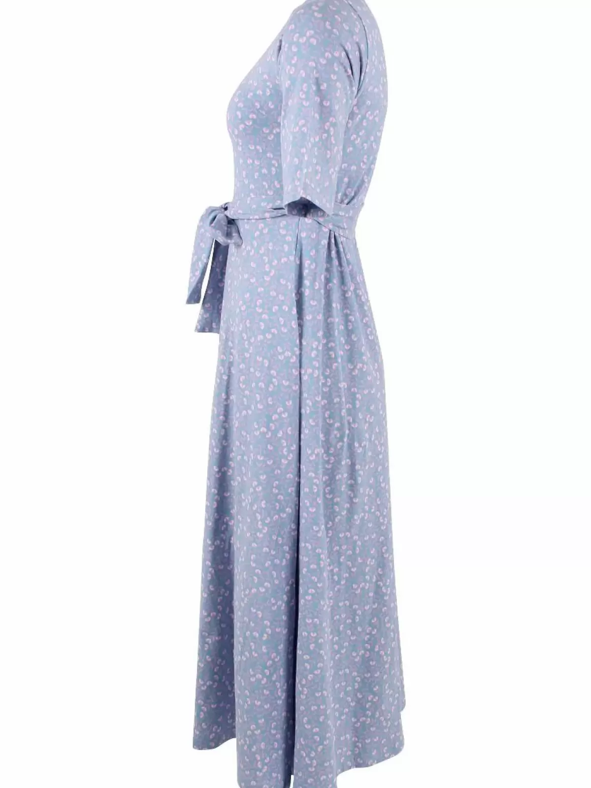 Danefæ Kleider>Daneflora Cotton Dress Light Blue Fleurie