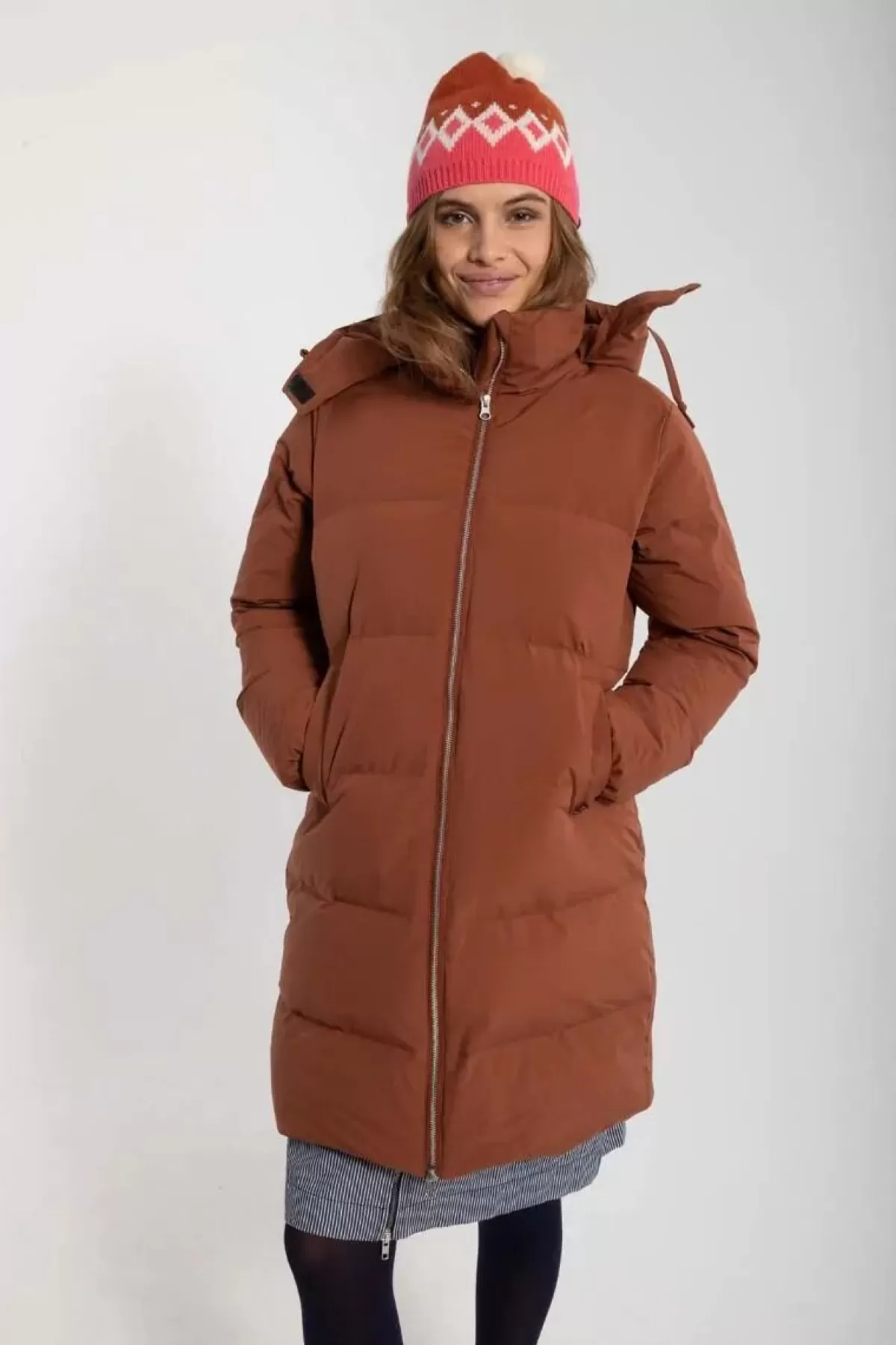 Danefæ Winterjacken>Daneget Down Winter Coat Beige Rose