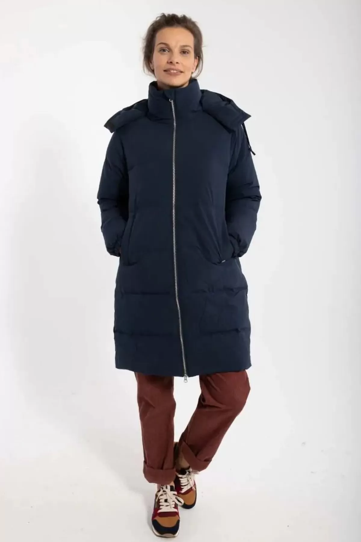 Danefæ Winterjacken>Daneget Down Winter Coat Dk Navy