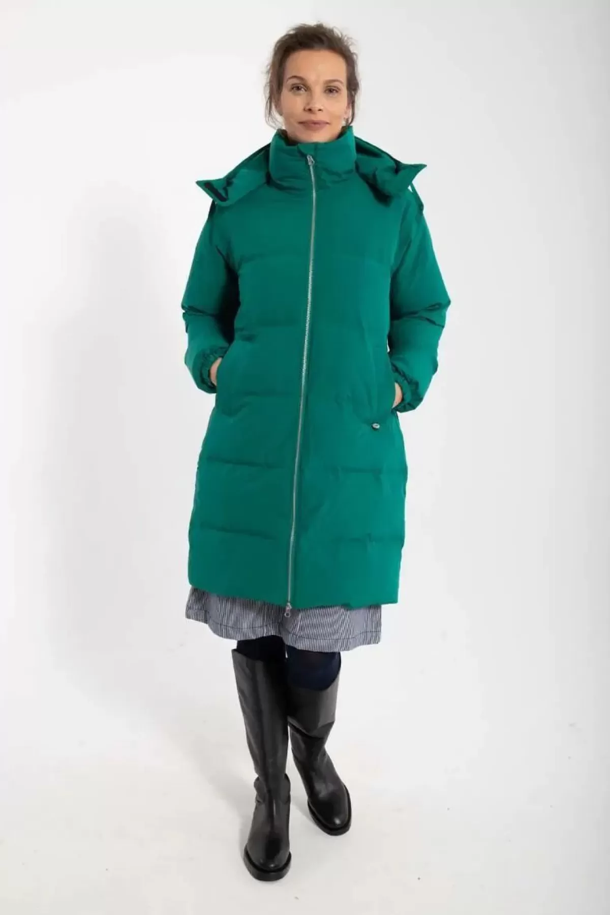 Danefæ Winterjacken>Daneget Down Winter Coat Green