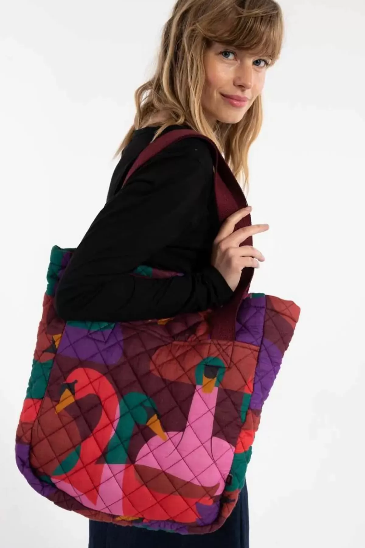 Danefæ Taschen>Danegry Tote Bag Dark Bordeaux Swanoscope