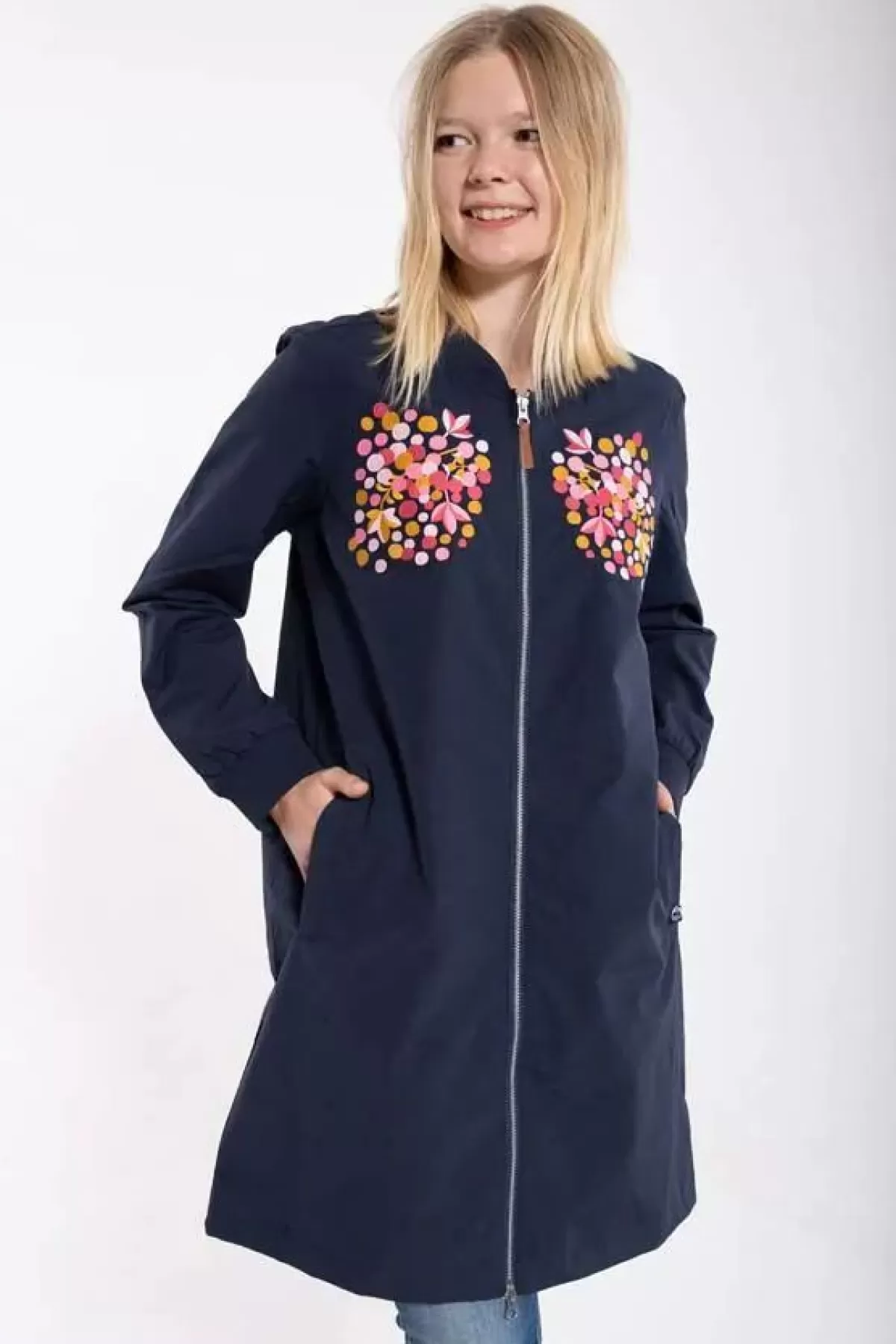 Danefæ Übergangsjacken>Danegudrun Jacket Navy Berry Emby