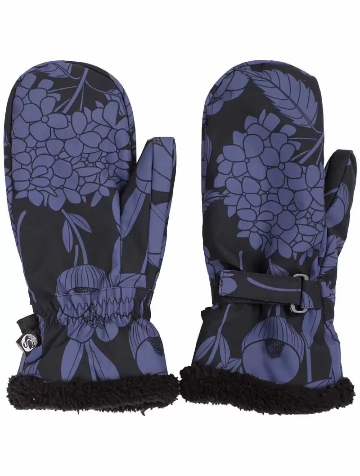 Danefæ Handschuhe>Danehandy Mittens Black Hortensia