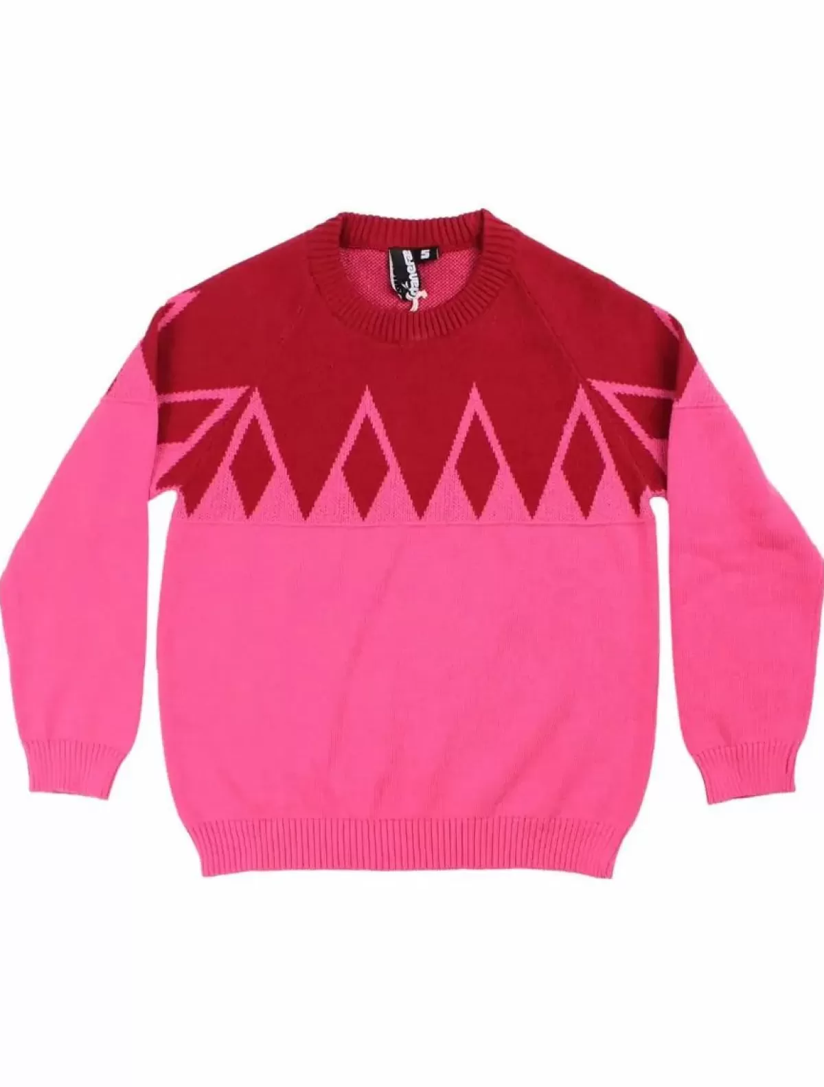 Flash Sale Daneheaven Sweater Dk Red/Rasberry Sorbet Kinder Alles Aus Strick