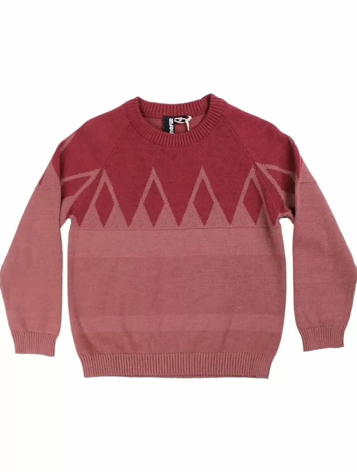 Shop Daneheaven Sweater Red Wine/Beige Rose Kinder Alles Aus Strick