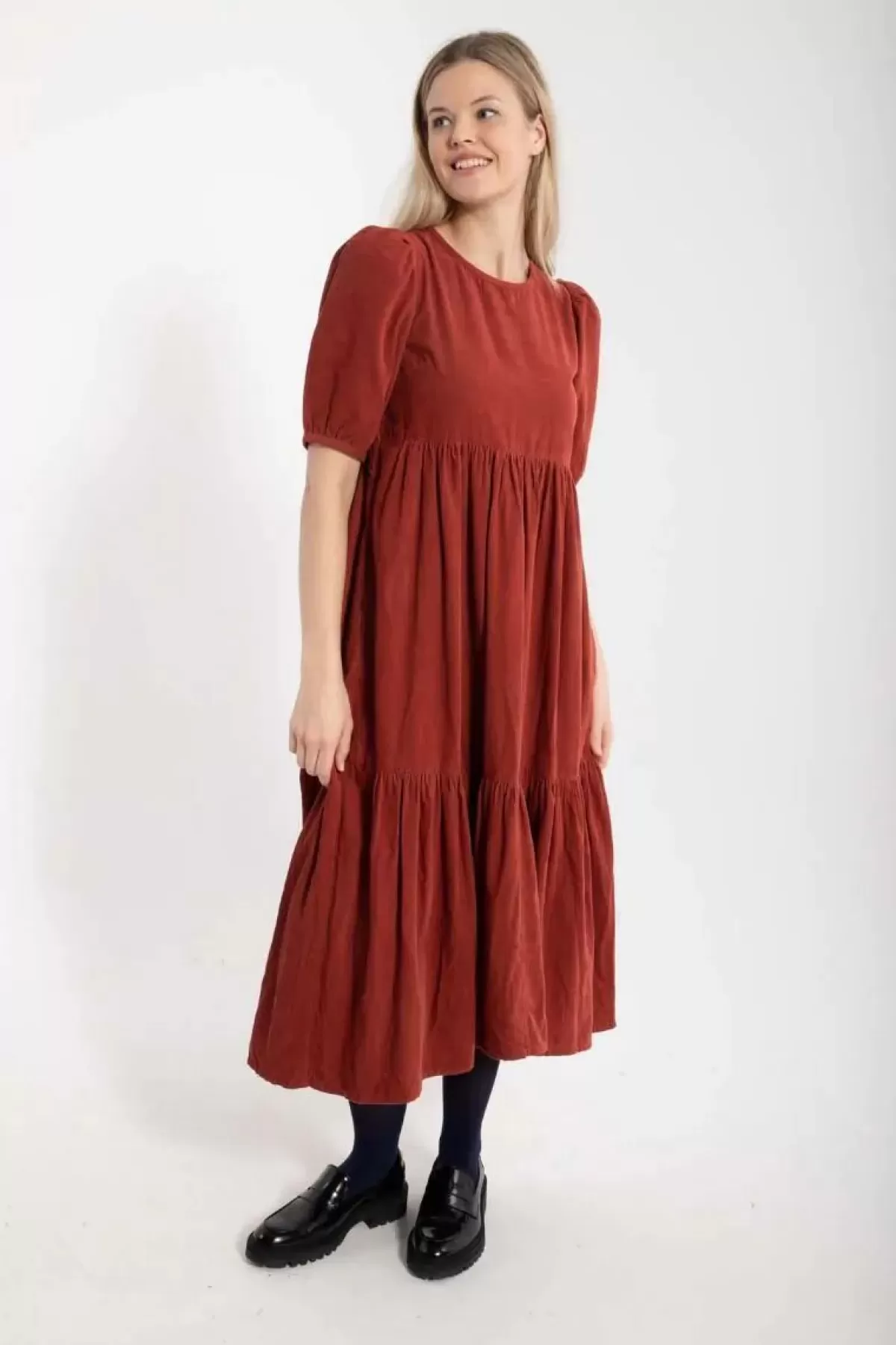 Danefæ Kleider>Danejuli Cord Dress Old Rose