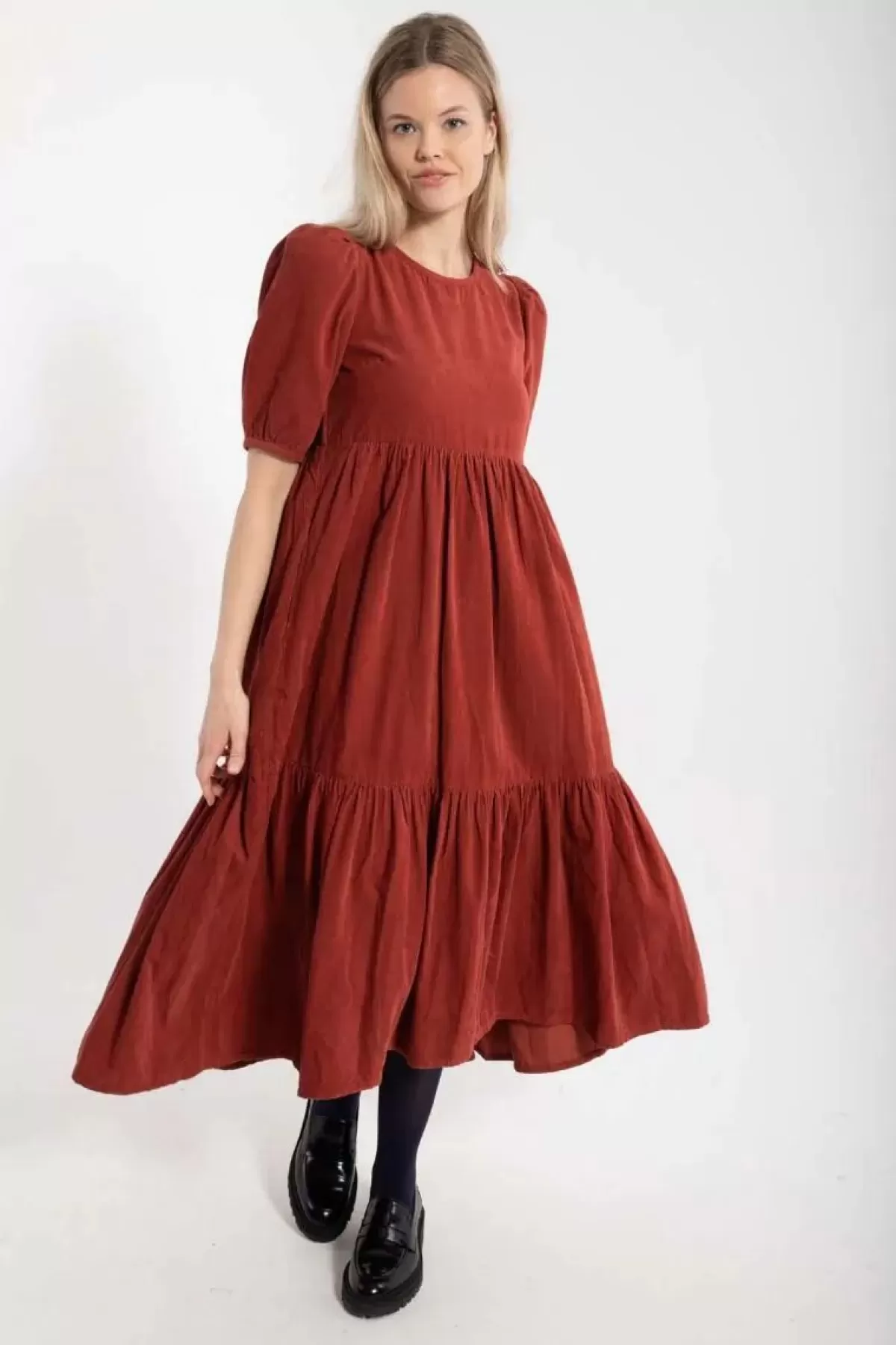Danefæ Kleider>Danejuli Cord Dress Old Rose