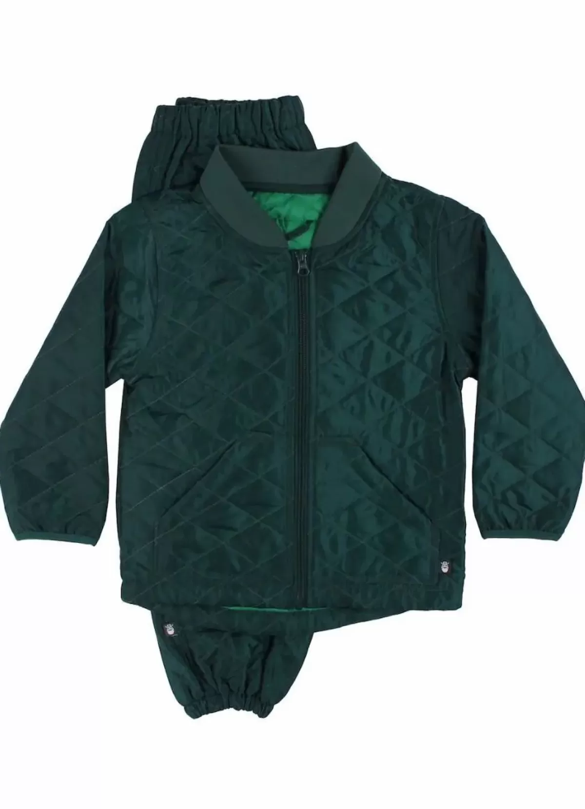 Shop Danekalle Saet Bottle Green Baby Thermokleidung Und Quilt