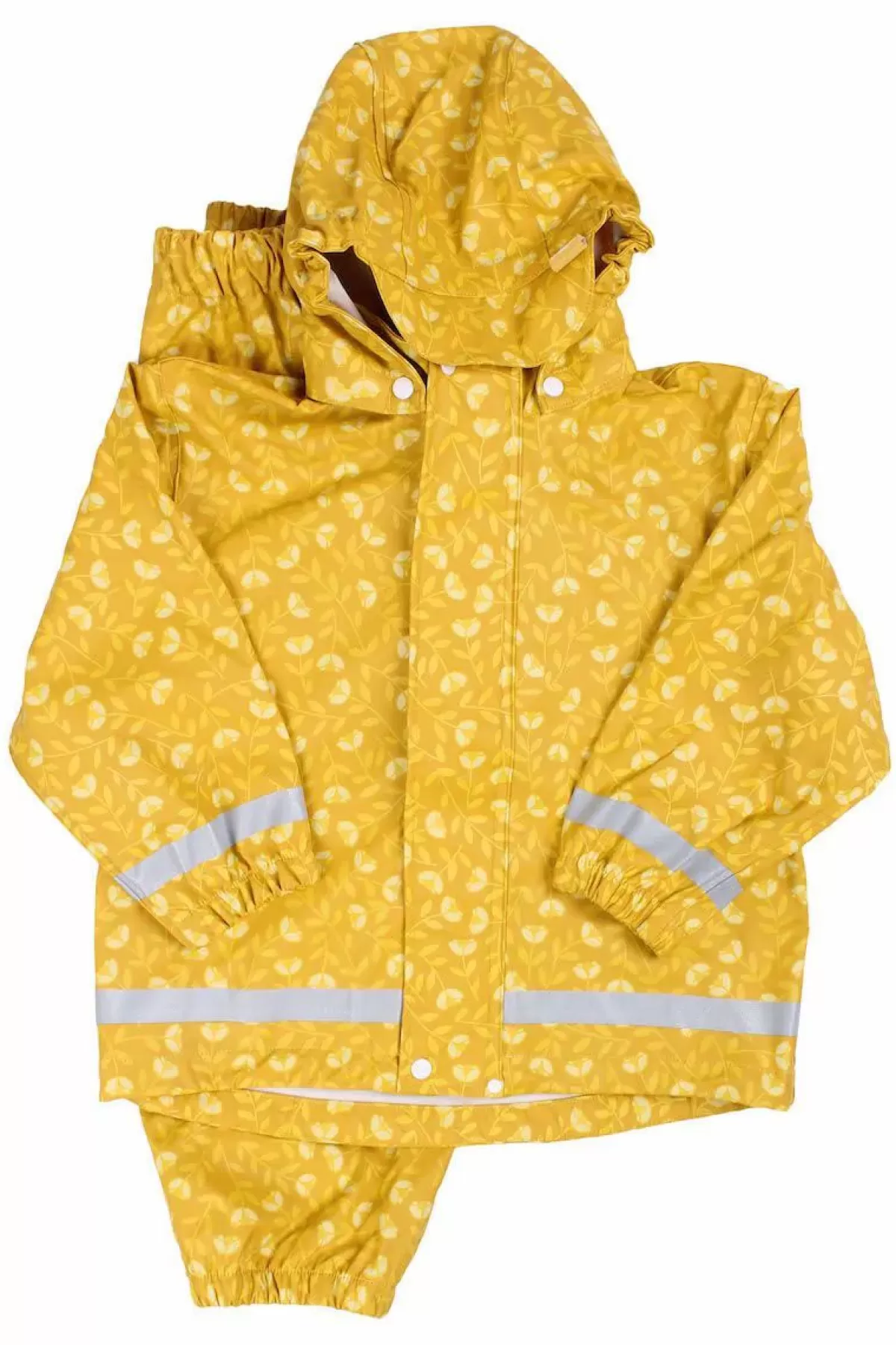 Clearance Danekarl Rain Set Mellow Yellow Fleurie Kinder Regenbekleidung