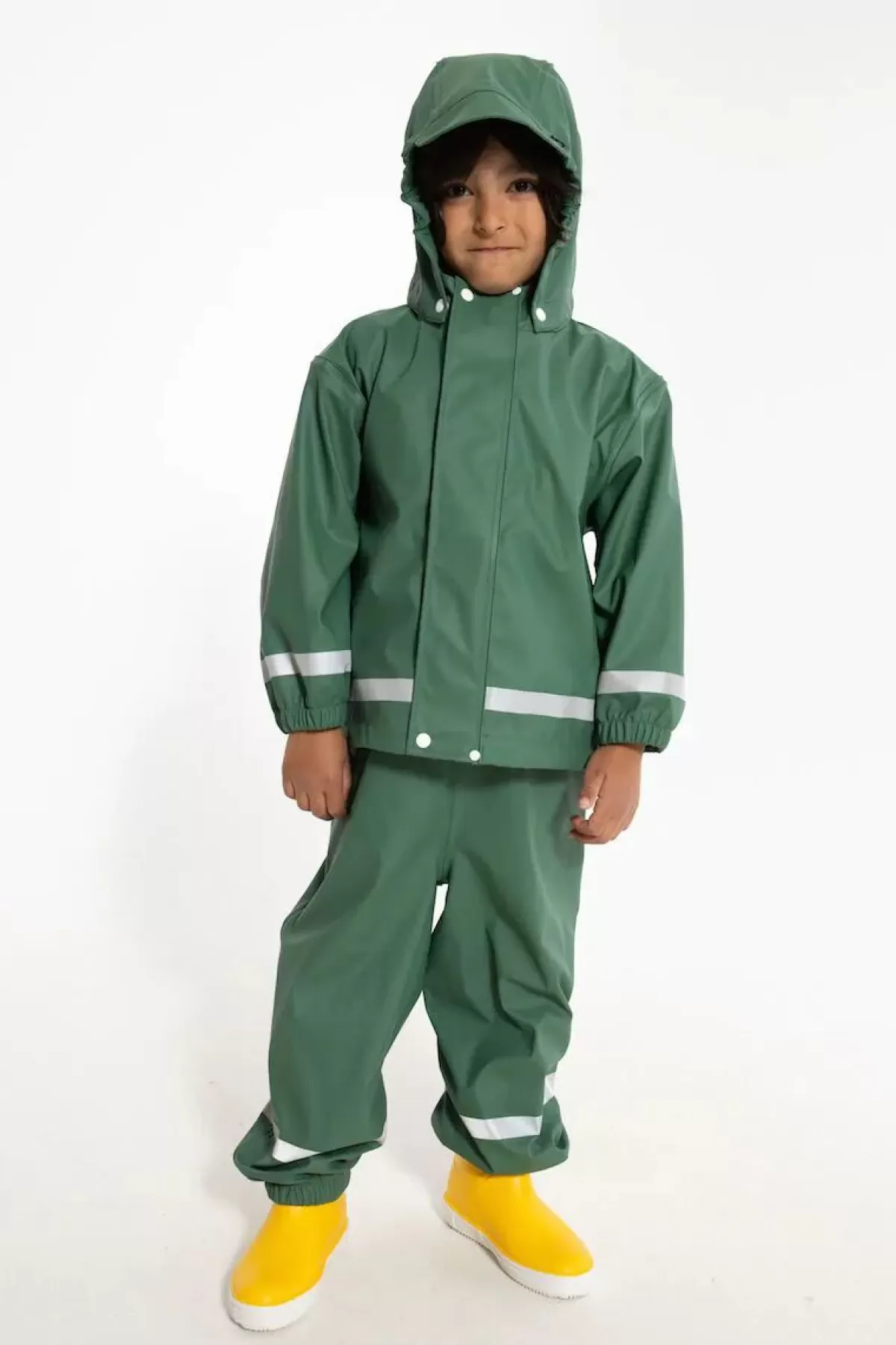 Cheap Danekarl Rain Set Rover Khaki Kinder Regenbekleidung