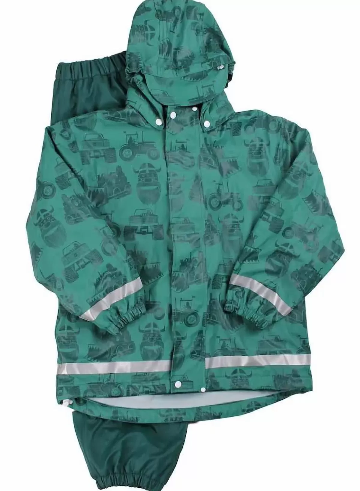 Shop Danekarl Rain Set Teal/Dk Teal Baby Regenbekleidung