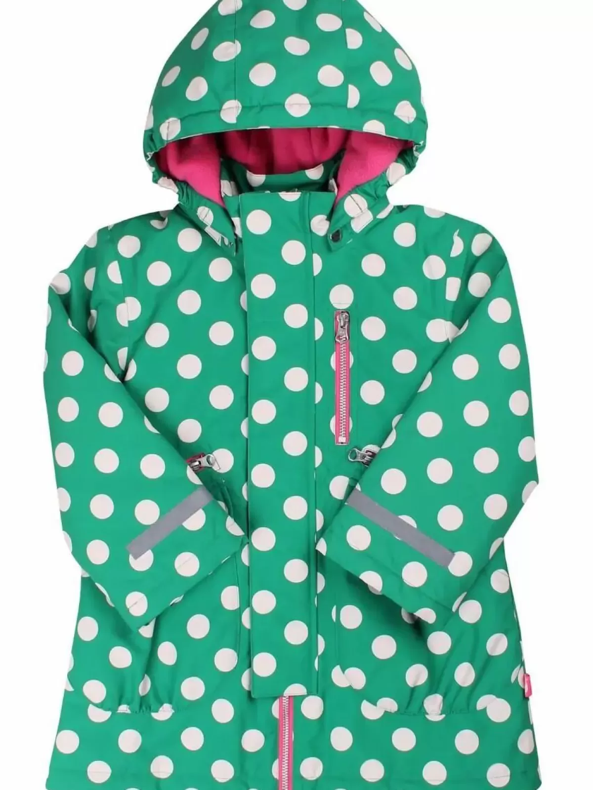 Shop Danekirstine Winter Jacket Green/Chalk Dots Kinder Winterjacken