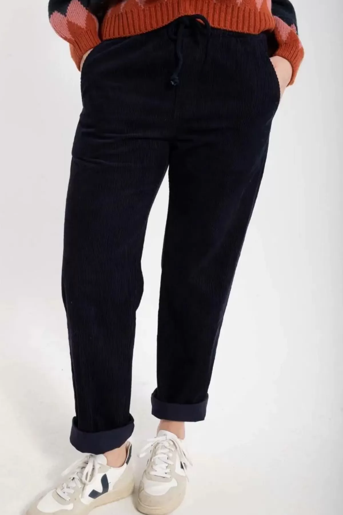 Danefæ Hosen>Daneliseleje Cord Pants Dk Navy