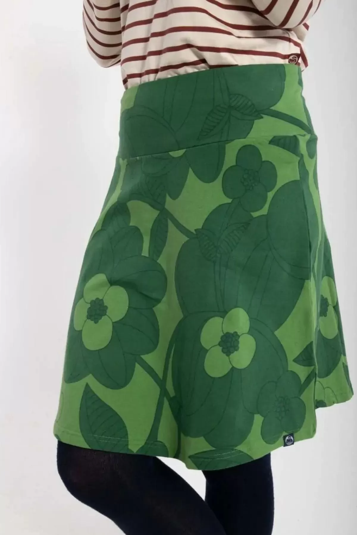 Danefæ Röcke>Danelissen Skirt Fall Jungle/Warm Khaki Bloom Boom