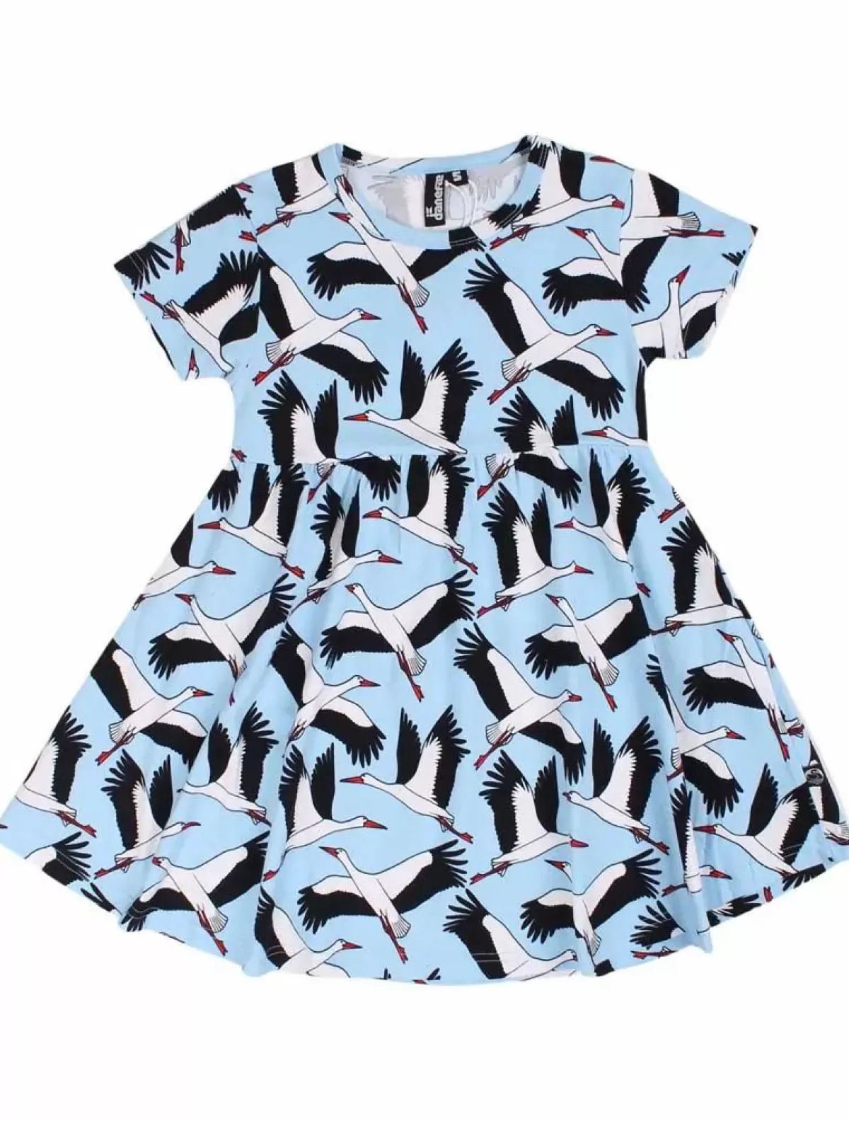 New Danelollipop Dress Ss Light Blue Stork Kinder Kleider